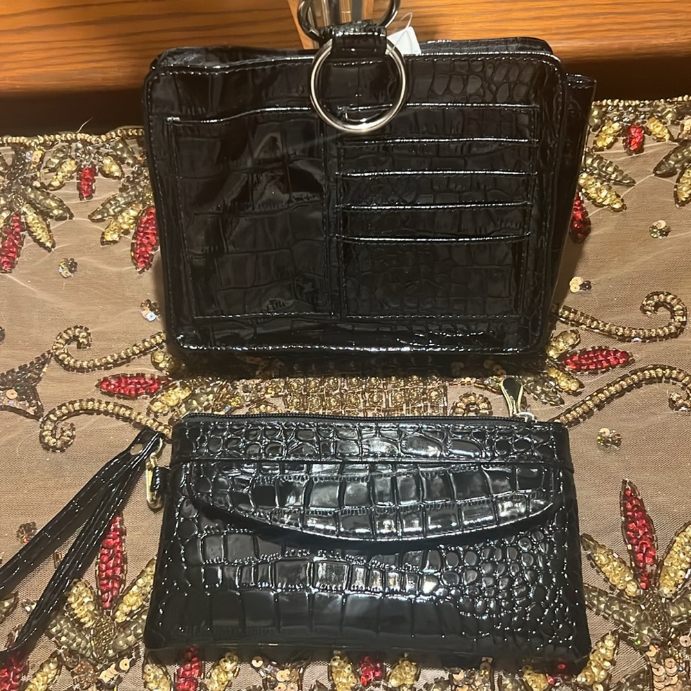 Maurice’s Handbag/purse organizer and unbranded wristlet